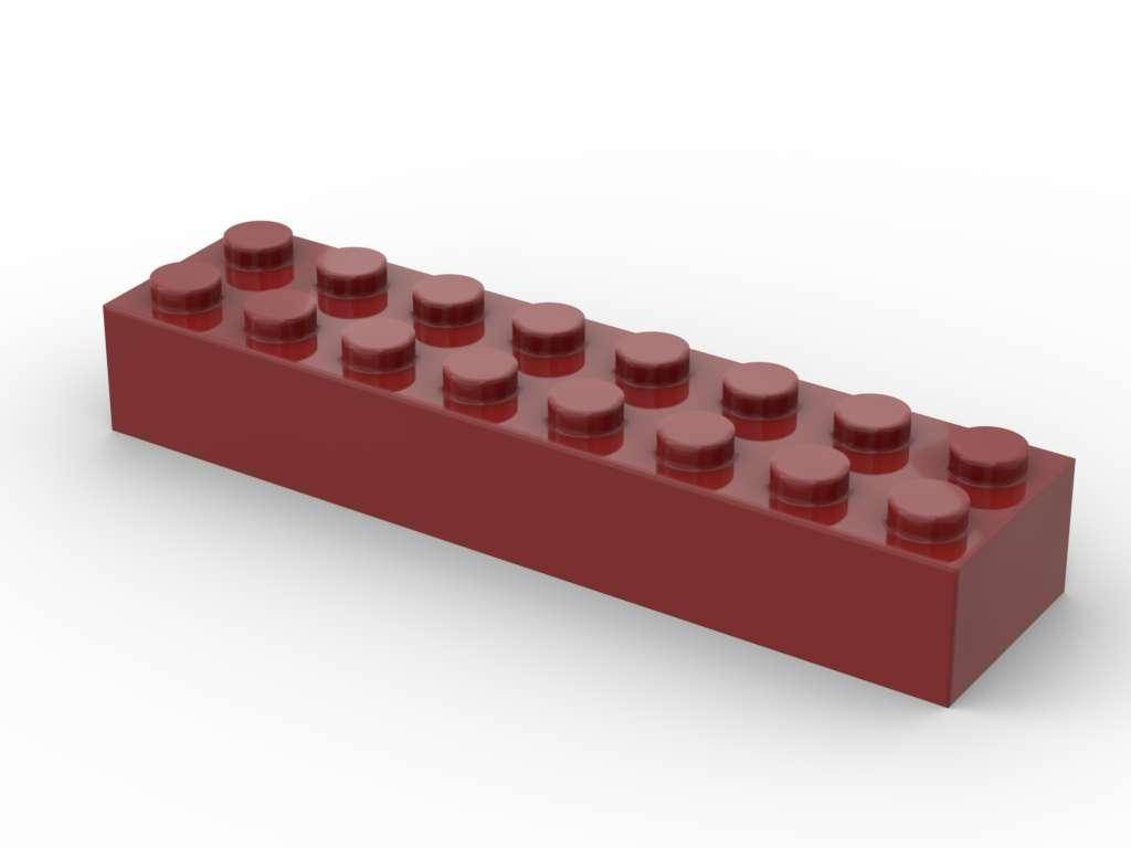 Brique 2x8, Rouge foncé (250 pièces) (BB-401242) — Prix et comparaison | Brick Broker