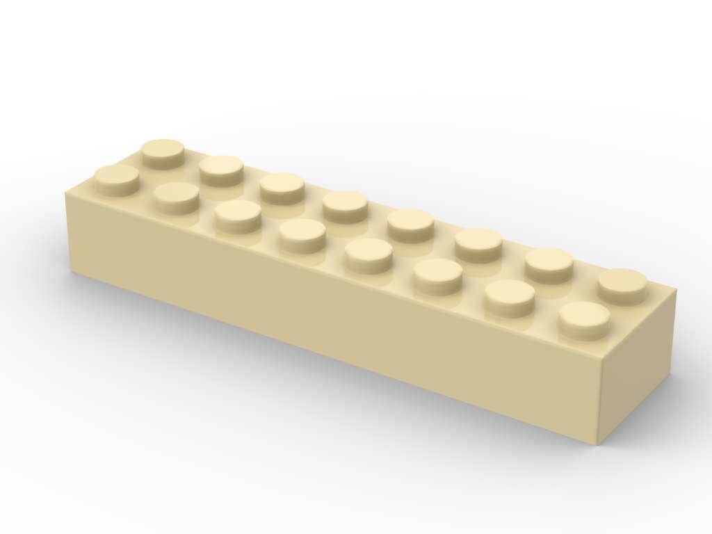 Brique 2x8, Brun clair (250 pcs) (BB-401243) — Prix et comparaison | Brick Broker