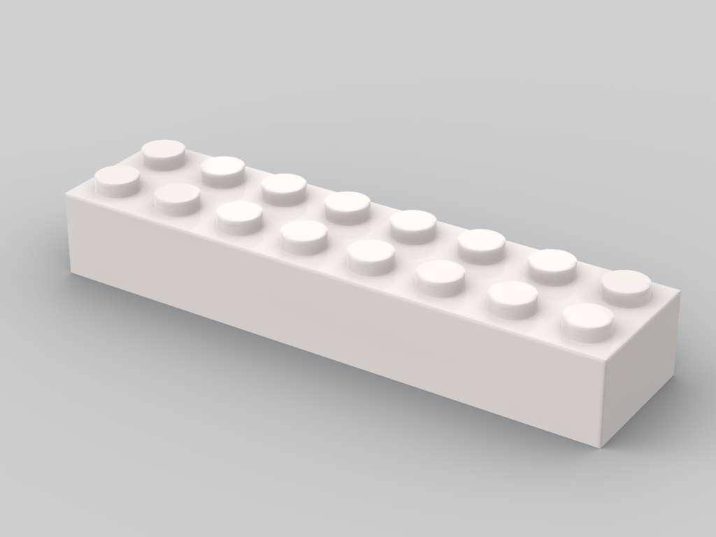 Brique 2x8, Blanche (250 pcs) (BB-401246) — Prix et comparaison | Brick Broker