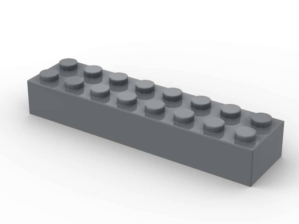 Brique 2x8, Gris bleu foncé (250 pcs) (BB-401247) — Prix et comparaison | Brick Broker
