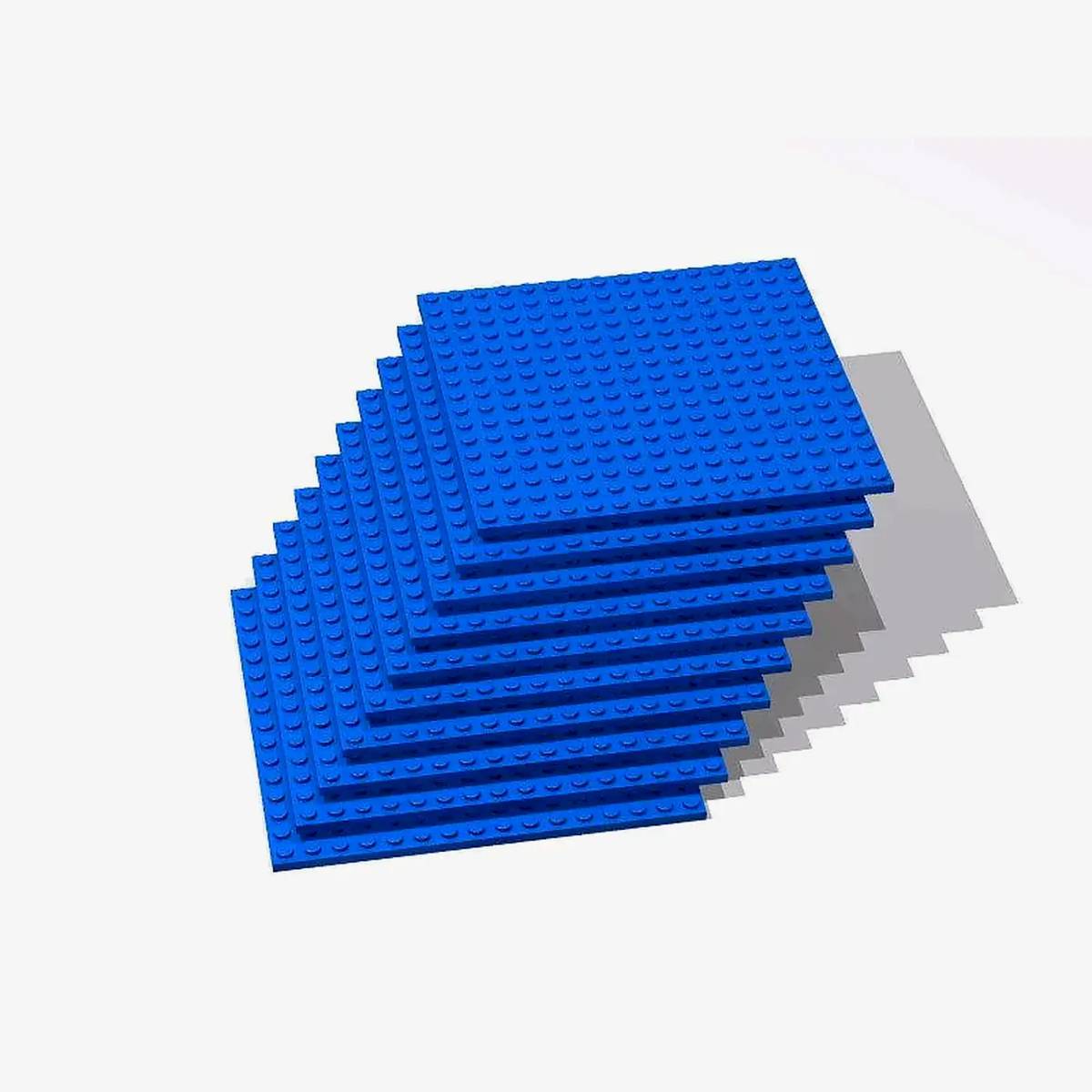 Plaque 16x16, Bleue (BB-401249) — Prix et comparaison | Brick Broker