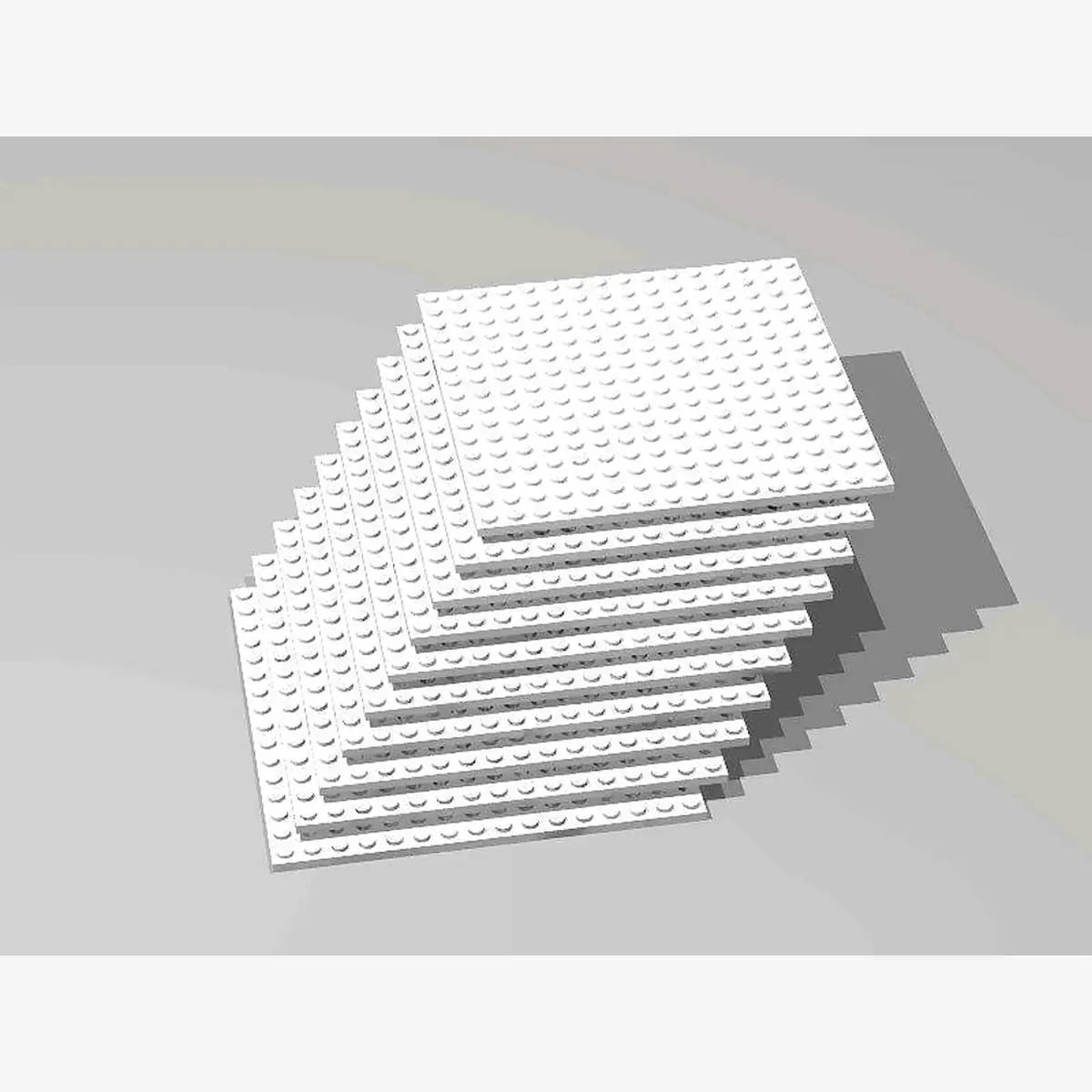 Plaque 16x16, Blanc (BB-401256) — Prix et comparaison | Brick Broker