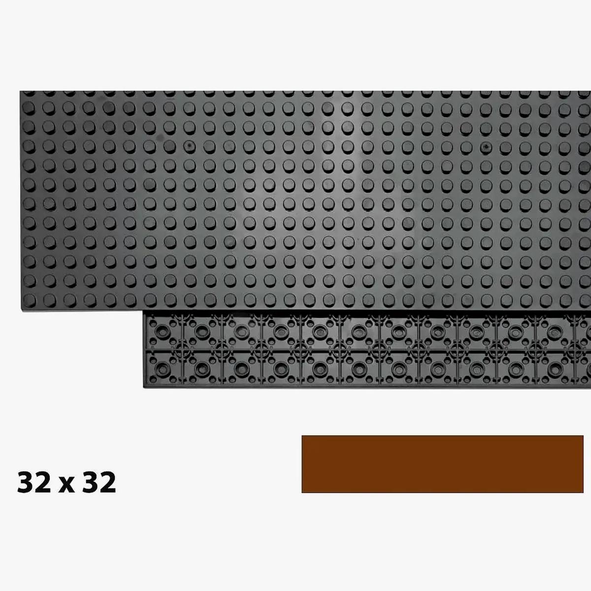 Plaque de base 32x32, Brun rougeâtre (BB-401262) — Prix et comparaison | Brick Broker