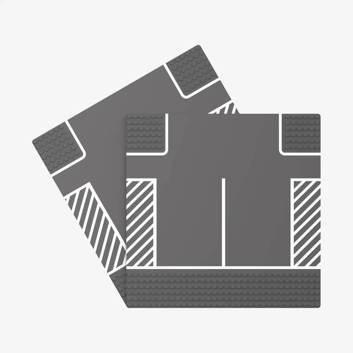 Plaques de rue 2x 32x32 parking gris bleu foncé (BB-401369) — Prix et comparaison | Brick Broker