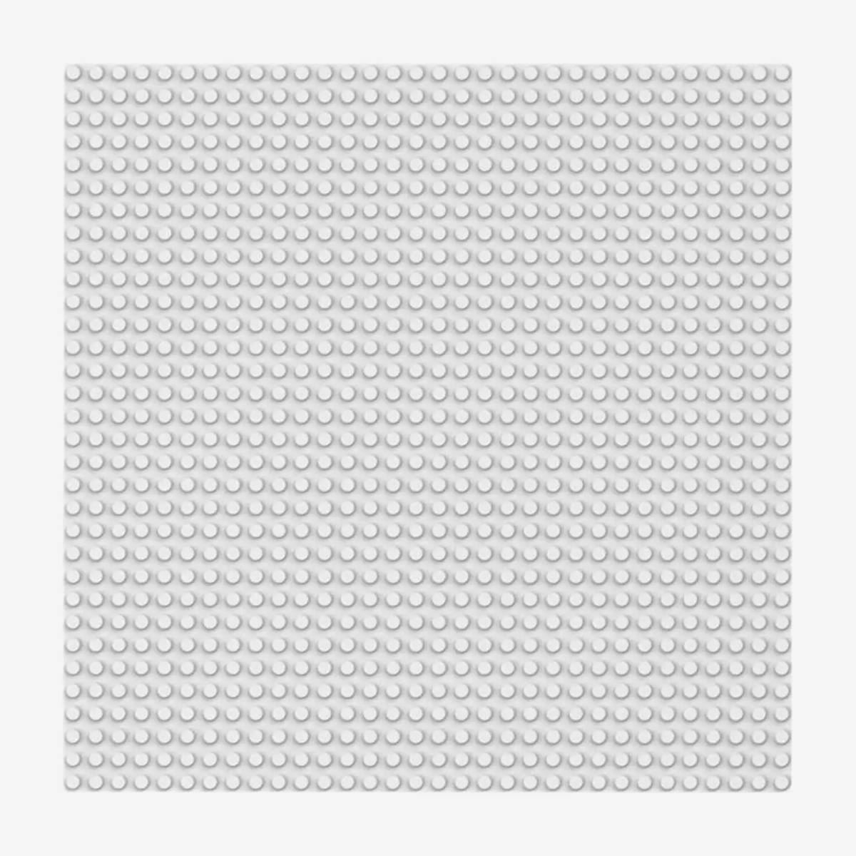 Plaque de base 48x48 blanche (BB-401378) — Prix et comparaison | Brick Broker