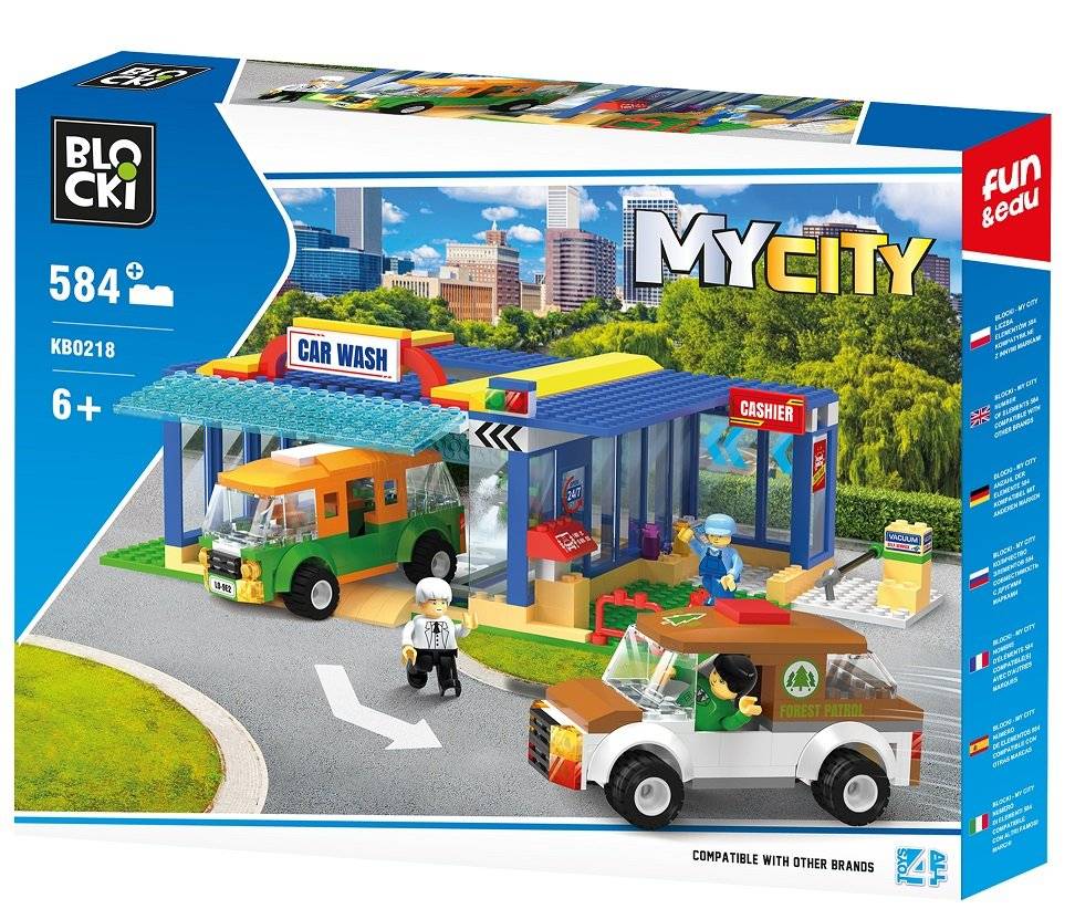 Klocki BLOCKI MyCity Myjnia • Set KB0218 • SetDB