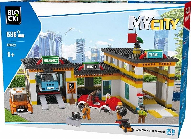 Klocki BLOCKI MyCity Stacja Obsługi • Set KB0221 • SetDB