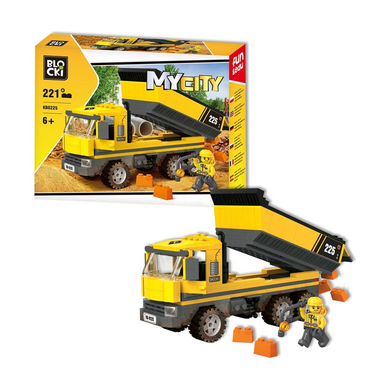 Blockki Klocki BLOCKI MyCity Wywrotka • Set KB0225 • SetDB