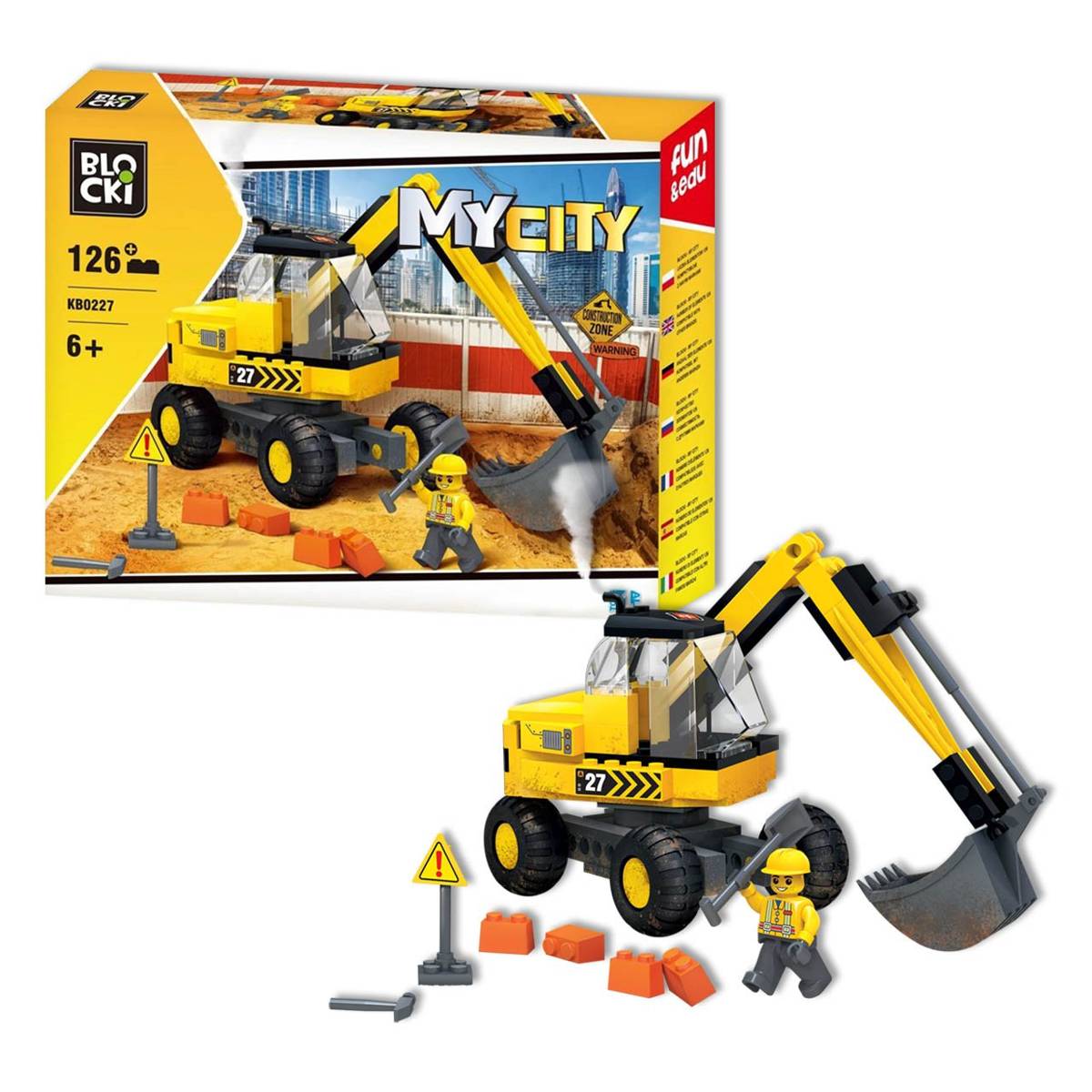 Klocki BLOCKI MyCity Koparka • Set KB0227 • SetDB