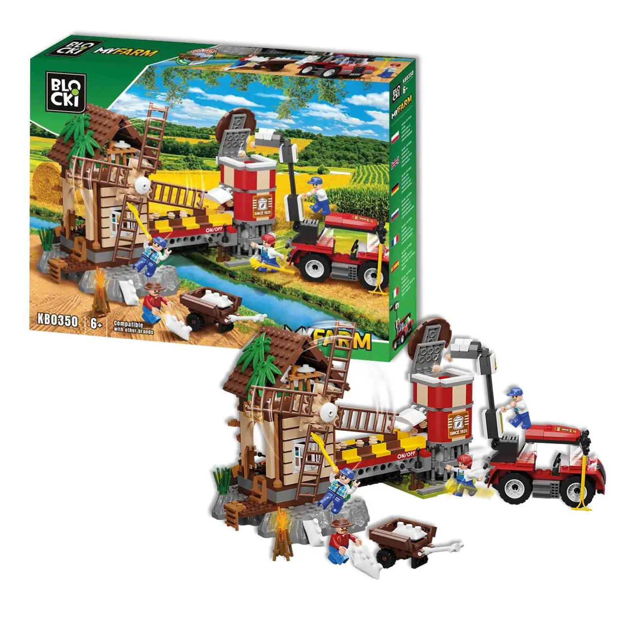 Klocki BLOCKI MyFarm Windmill • Set KB0350 • SetDB