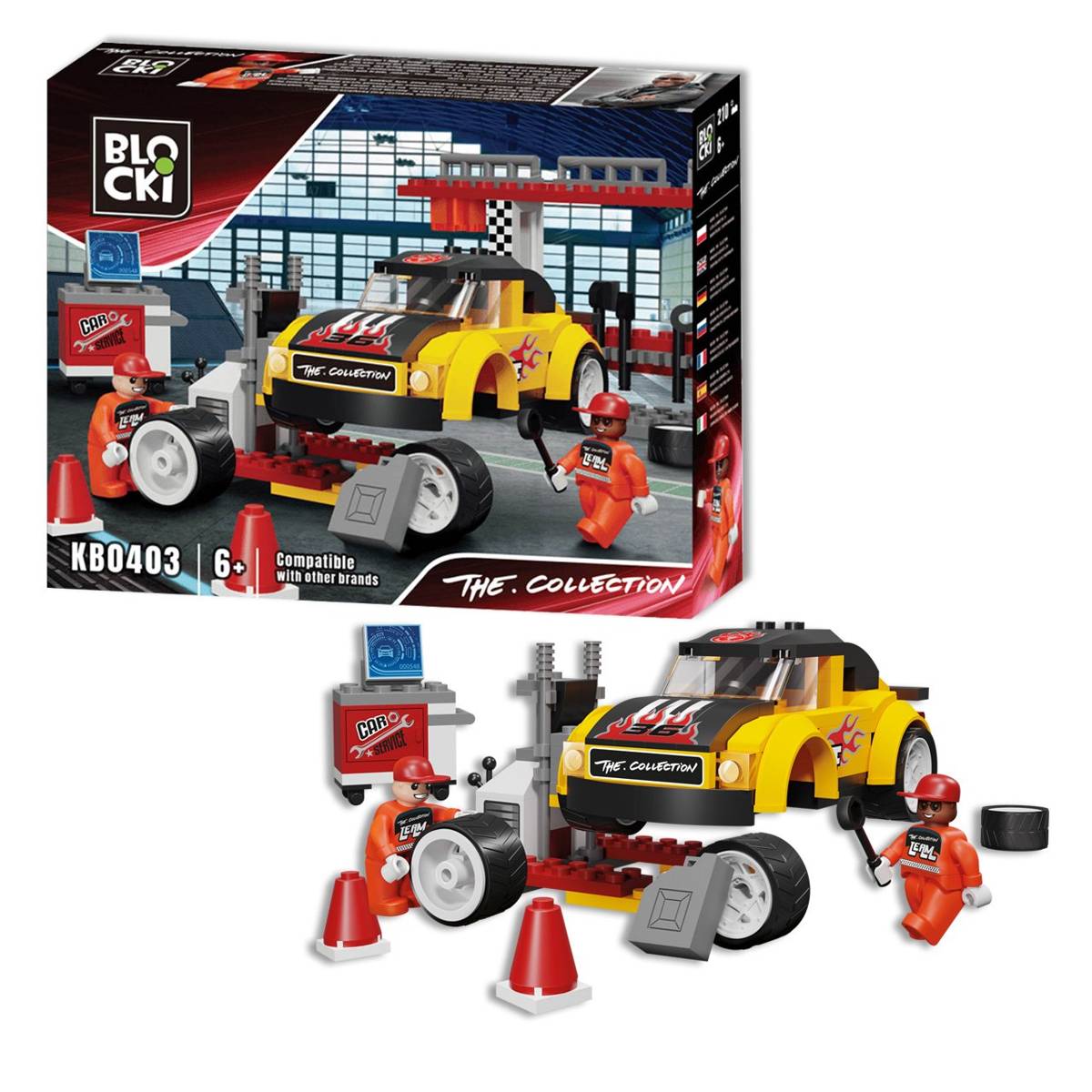 Klocki BLOCKI The Collection Racing Car Service Warsztat