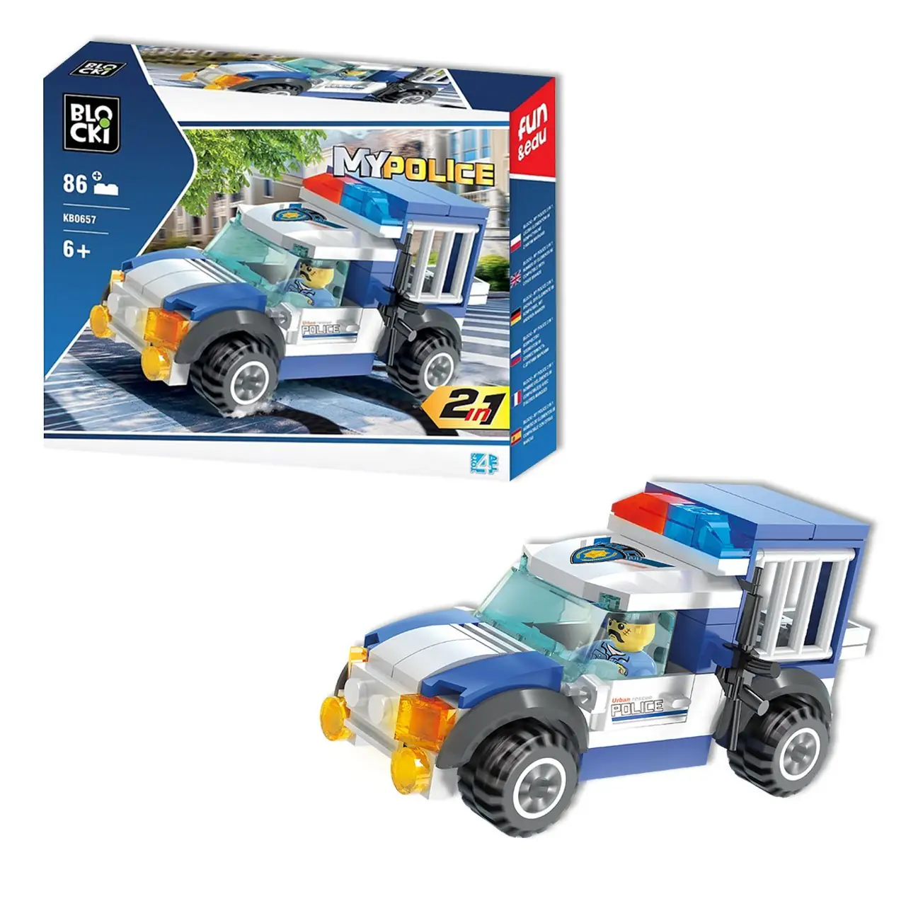 Klocki BLOCKI MyPolice 2 W 1 • Set KB0657 • SetDB