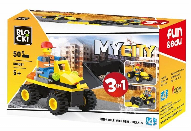 Klocki BLOCKI MyCity 3w1 • Set KB6091 • SetDB