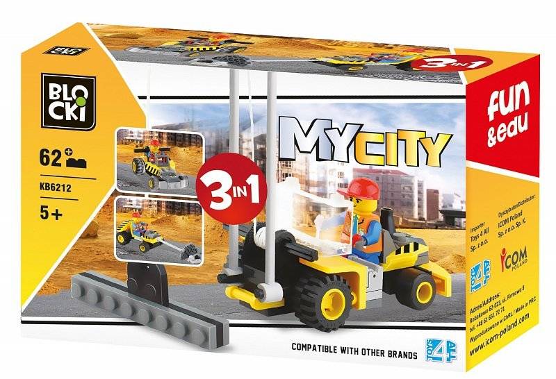 Blockki Klocki BLOCKI MyCity 3w1 • Set KB6212 • SetDB