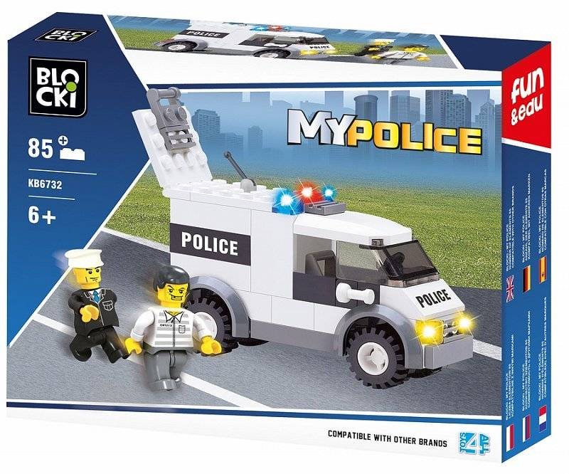 Klocki BLOCKI MyPolice Radiowóz 2 • Set KB6732 • SetDB