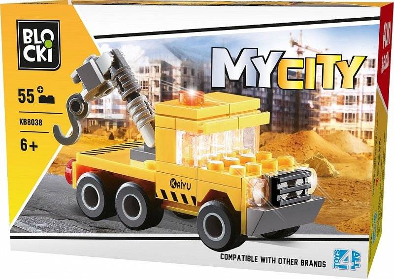 Klocki BLOCKI MyCity Dźwig • Set KB8038 • SetDB