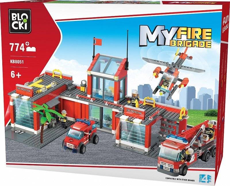 Klocki BLOCKI MyFireBrigade The Great Fire Station