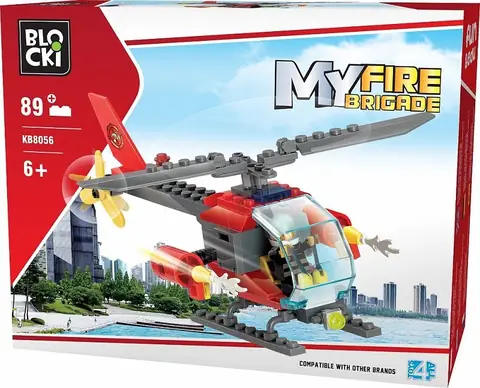 Klocki BLOCKI MyFireBrigade Lądowisko Helikoptera