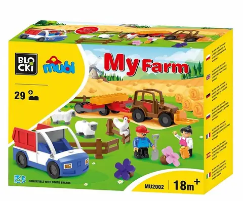 Klocki BLOCKI Mubi Town • BABY BLOCKS • Set MU3003 • SetDB