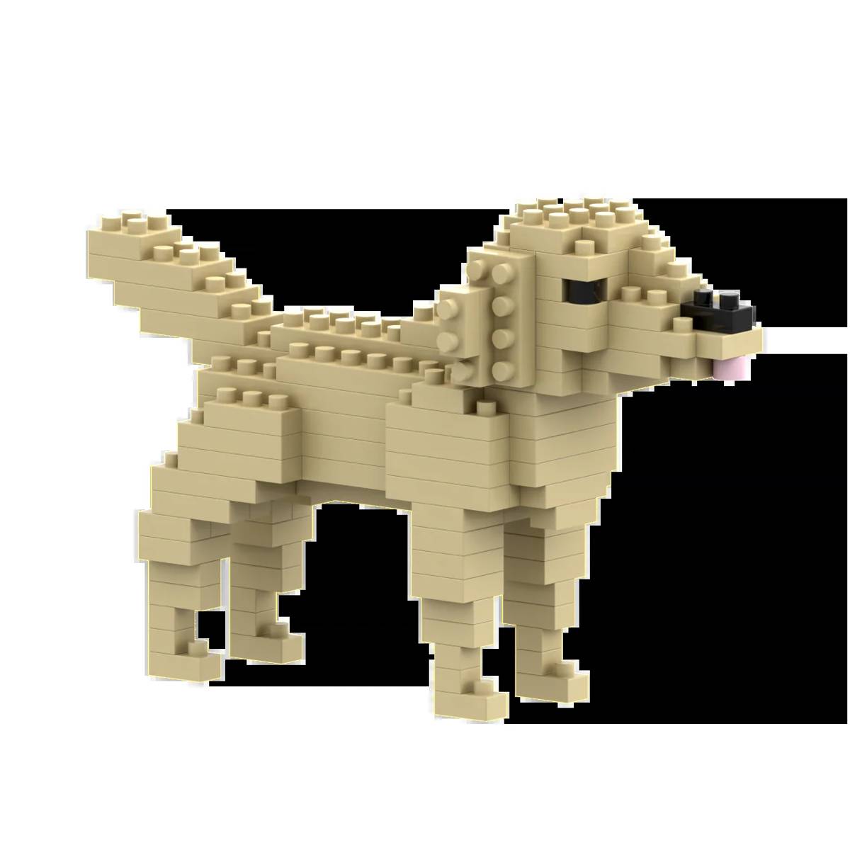BRIXIES Golden Retriever • DIAMOND BLOCKS • Set 200.067