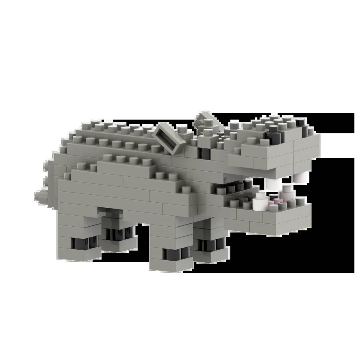 BRIXIES Nilpferd • DIAMOND BLOCKS • Set 200.105 • SetDB