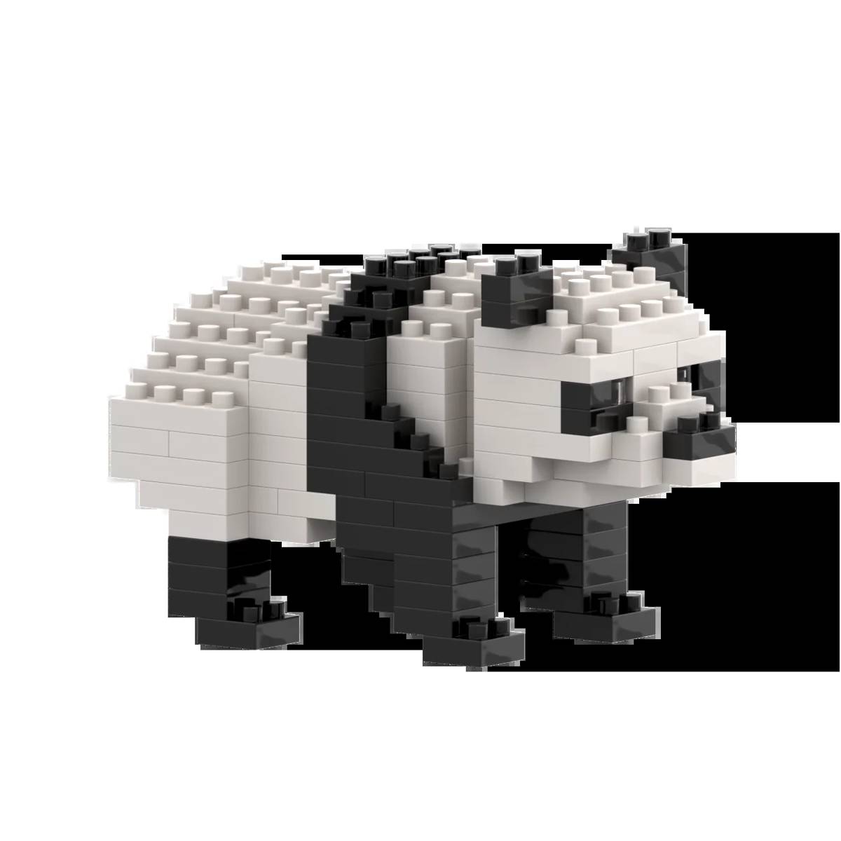 BRIXIES Panda Bär • DIAMOND BLOCKS • Set 200.110 • SetDB