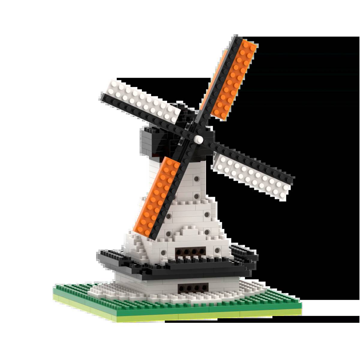 BRIXIES Große Windmühle • DIAMOND BLOCKS • Set 200.143