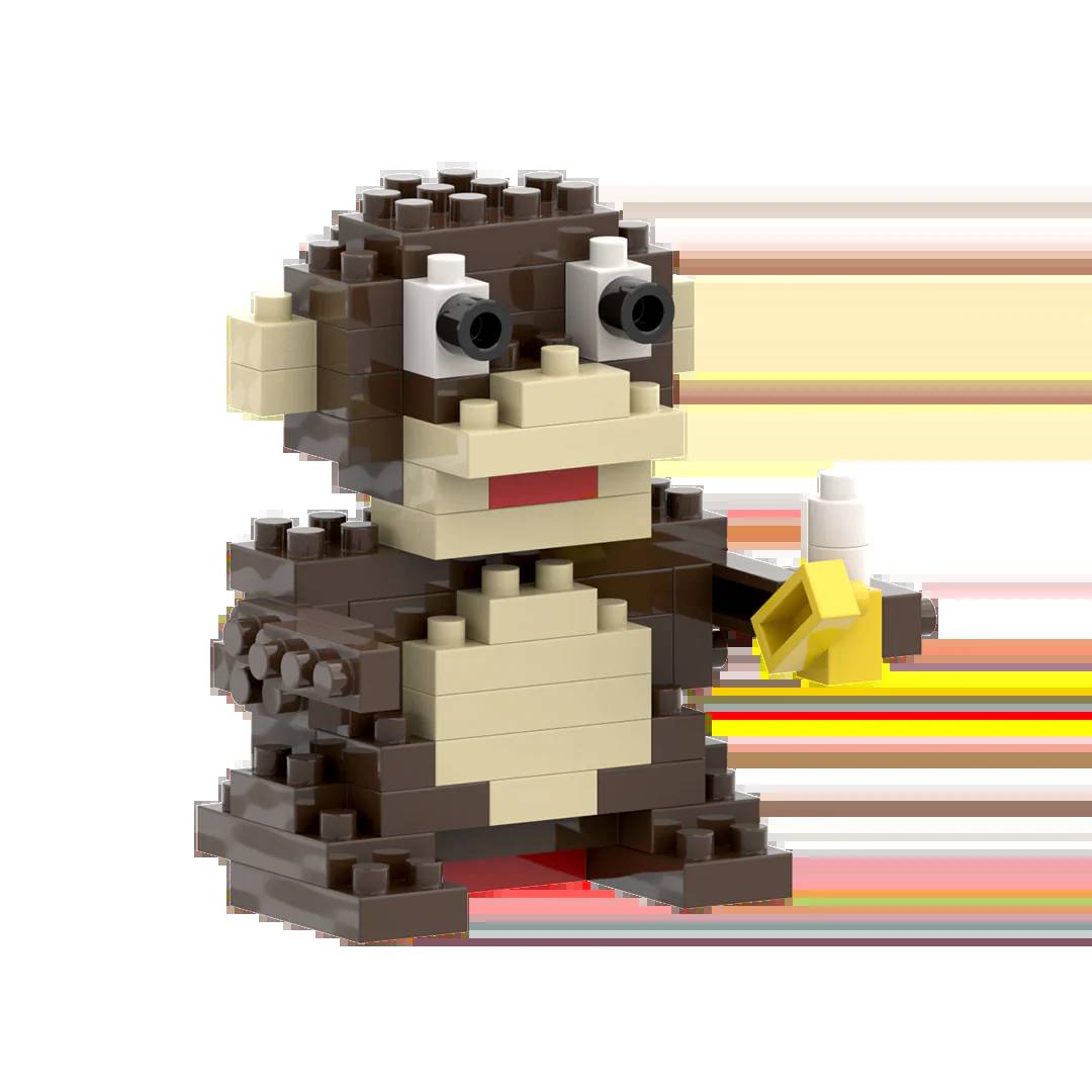BRIXIES Affe • DIAMOND BLOCKS • Set 200.287 • SetDB