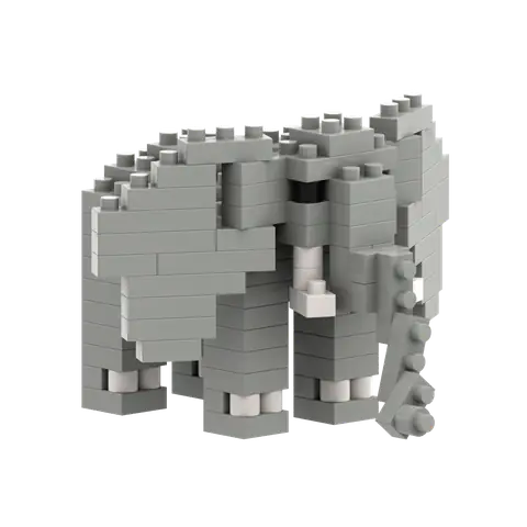 BRIXIES Panda Bär • DIAMOND BLOCKS • Set 200.110 • SetDB