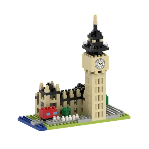 BRIXIES Kleiner Eiffelturm • DIAMOND BLOCKS • Set 200.151