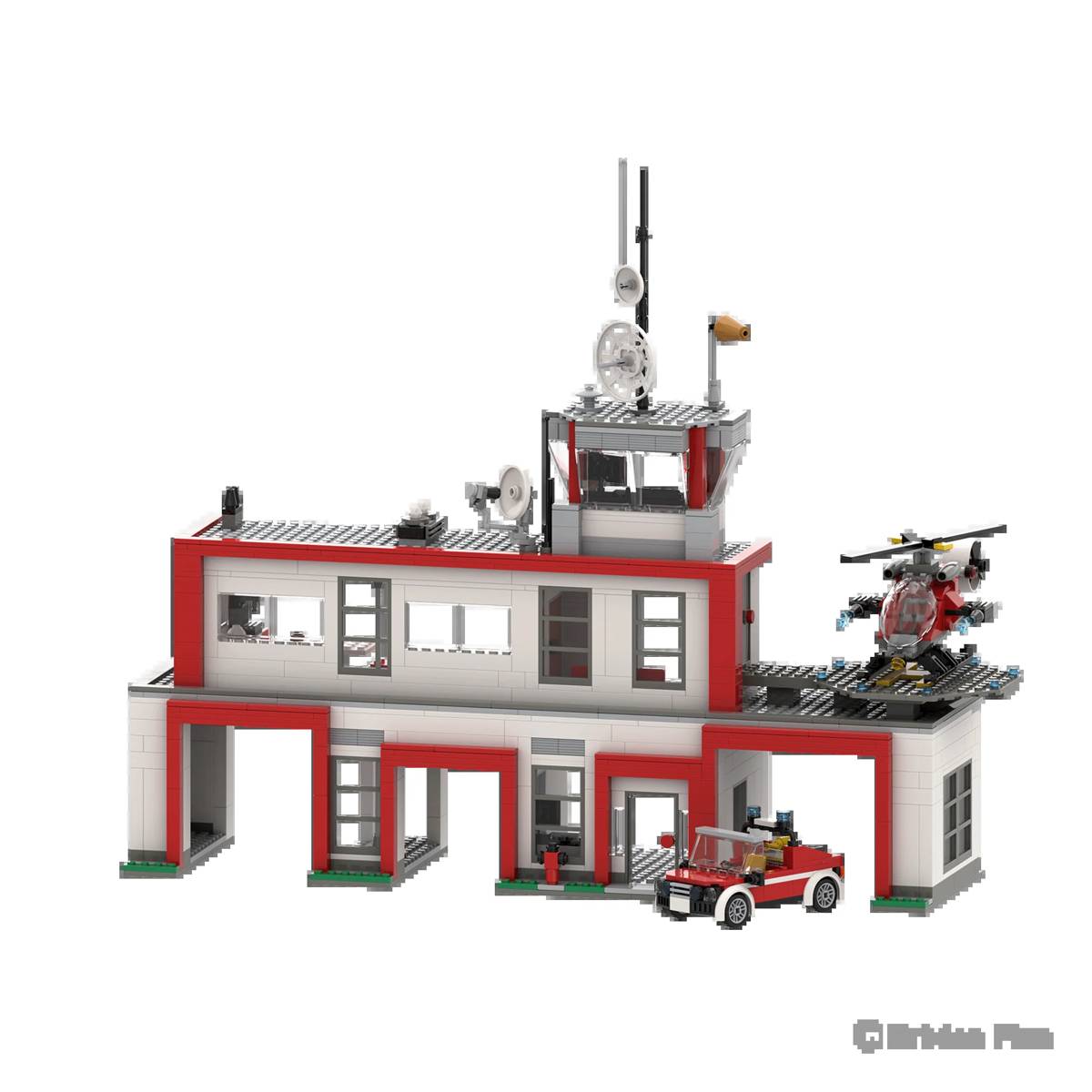 BRIXIES Fire station • Set 222.402 • SetDB • Merlins Bricks
