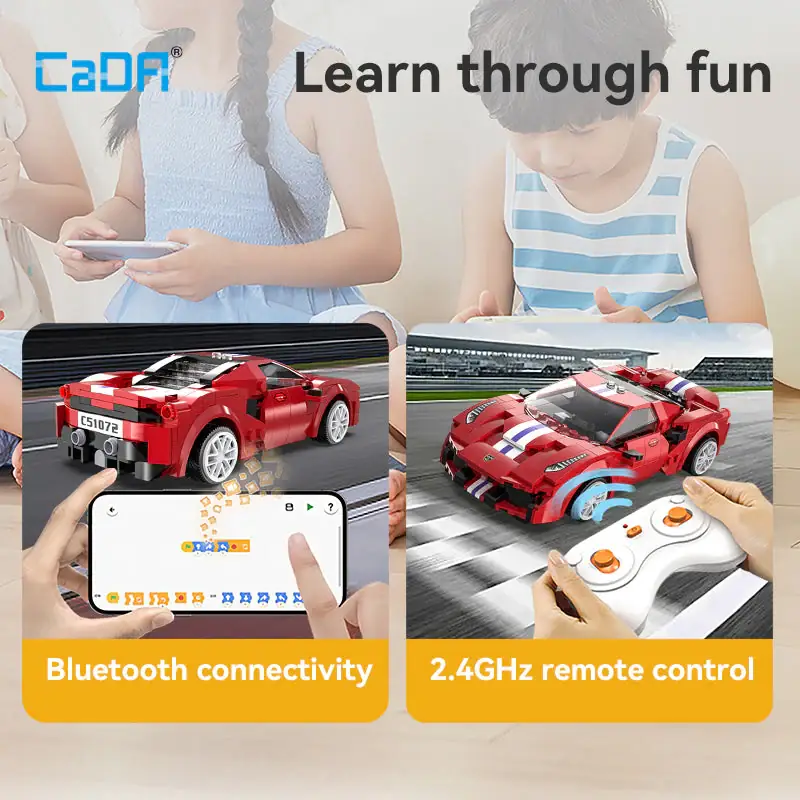 CaDA Red Race Car • Set C51072W • SetDB • Merlins Bricks