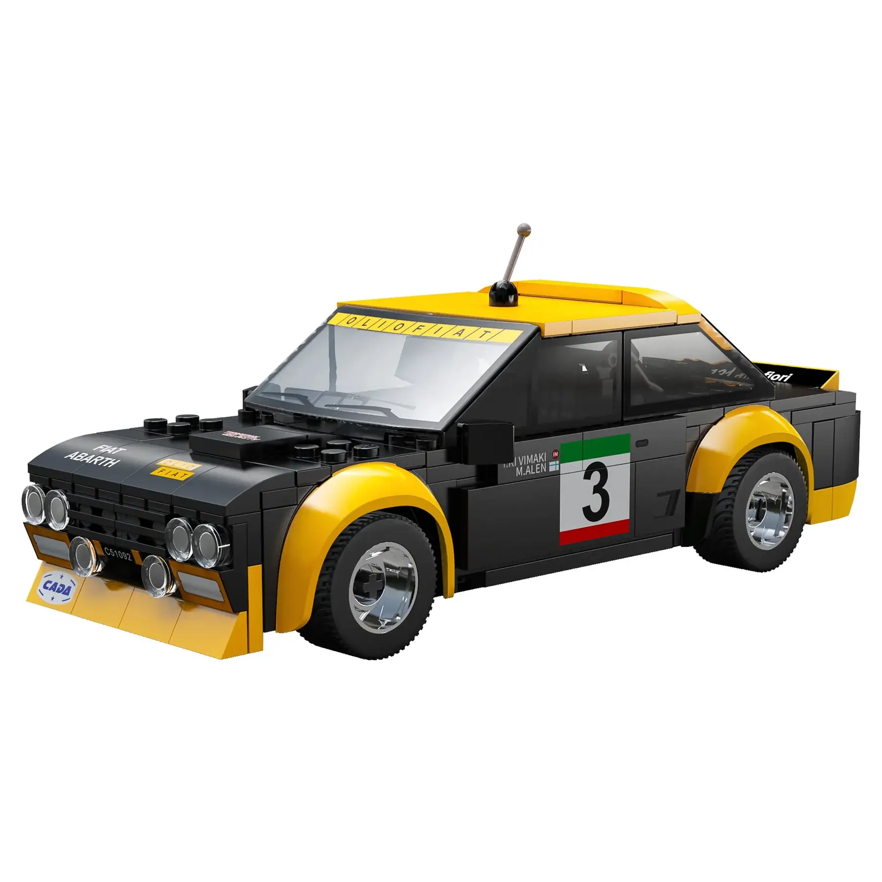 CaDA Fiat Abarth 131 • Set C51092W • SetDB • Merlins Bricks