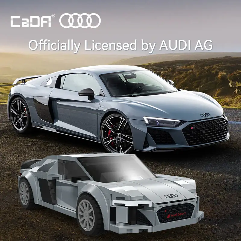 CaDA Audi R8 Coupe • Set C55027W • SetDB • Merlins Bricks