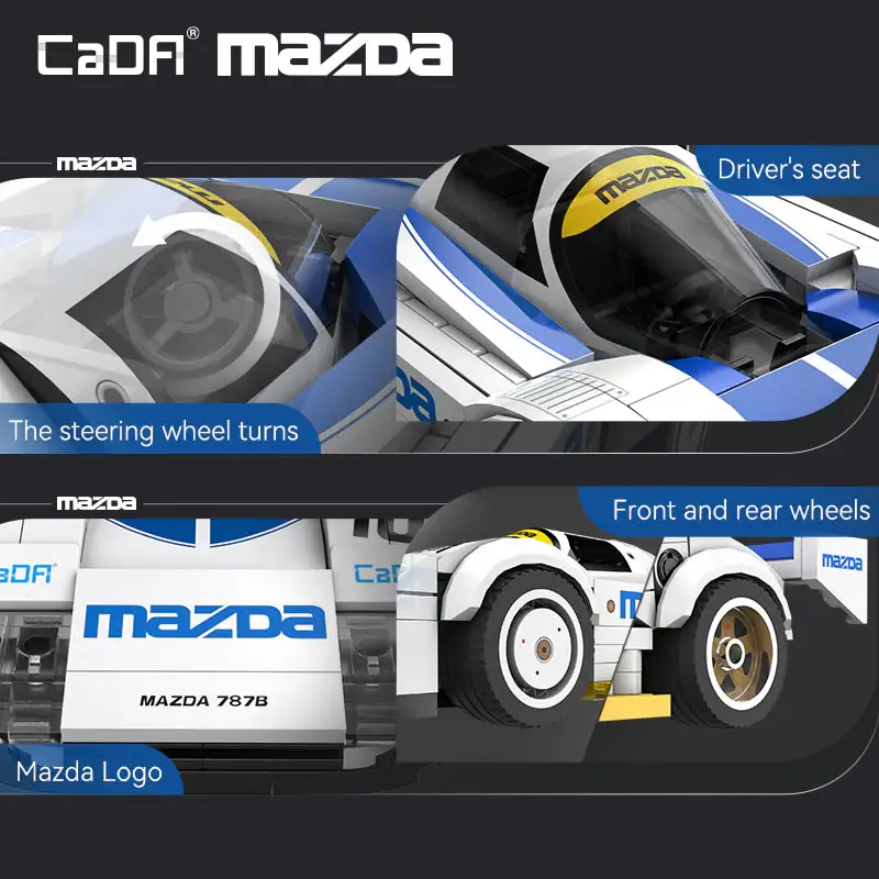 CaDA Mazda 787B • Set C55029W • SetDB • Merlins Bricks