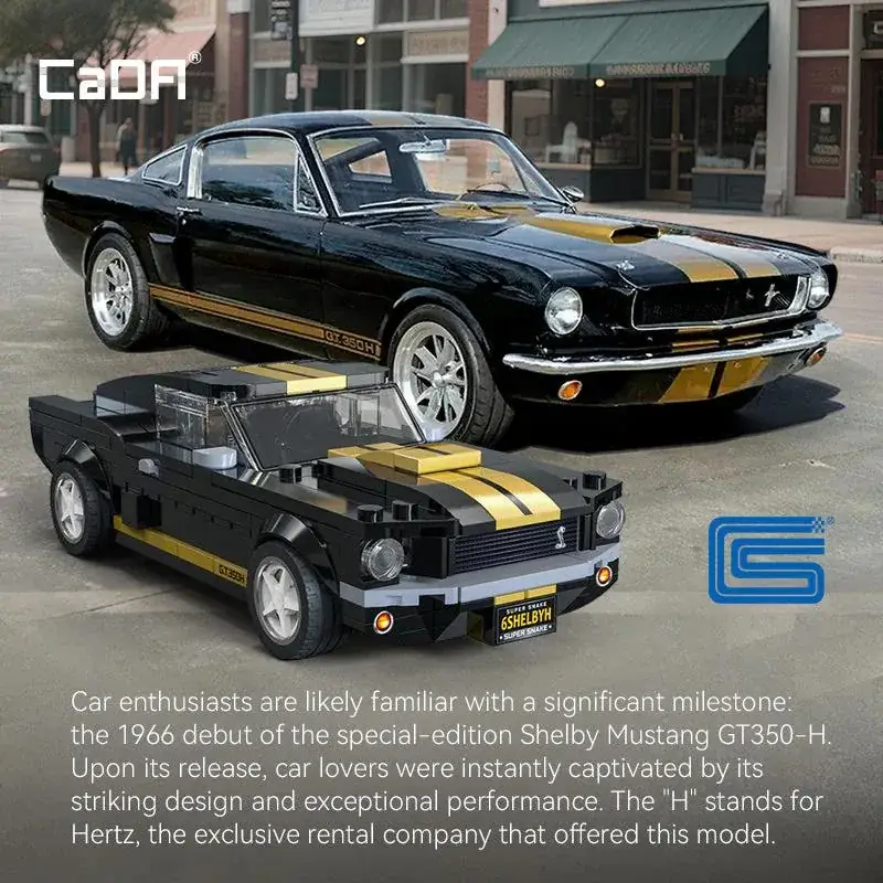 CaDA Shelby GT350-H • Set C55034W • SetDB • Merlins Bricks