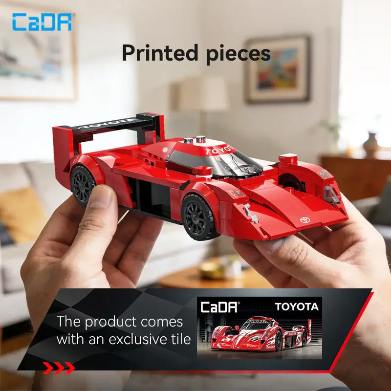 CaDA Toyota GT-ONE • Set C55040W • SetDB • Merlins Bricks