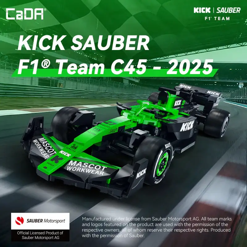 CaDA NEW KICK Sauber F1 Team C45 • Set C55082W • SetDB