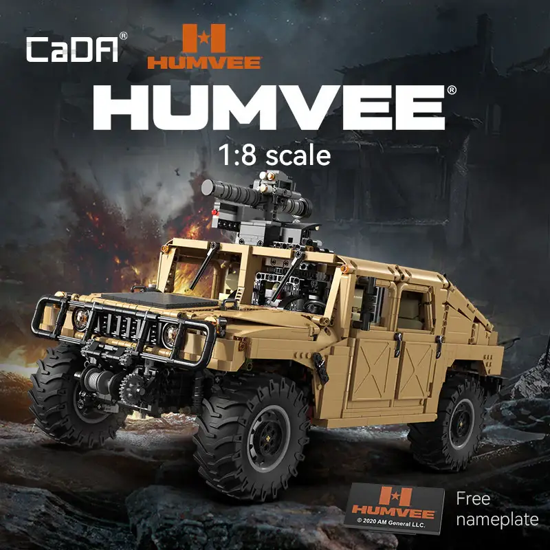 CaDA Humvee Vehicle • Set C61036W • SetDB • Merlins Bricks