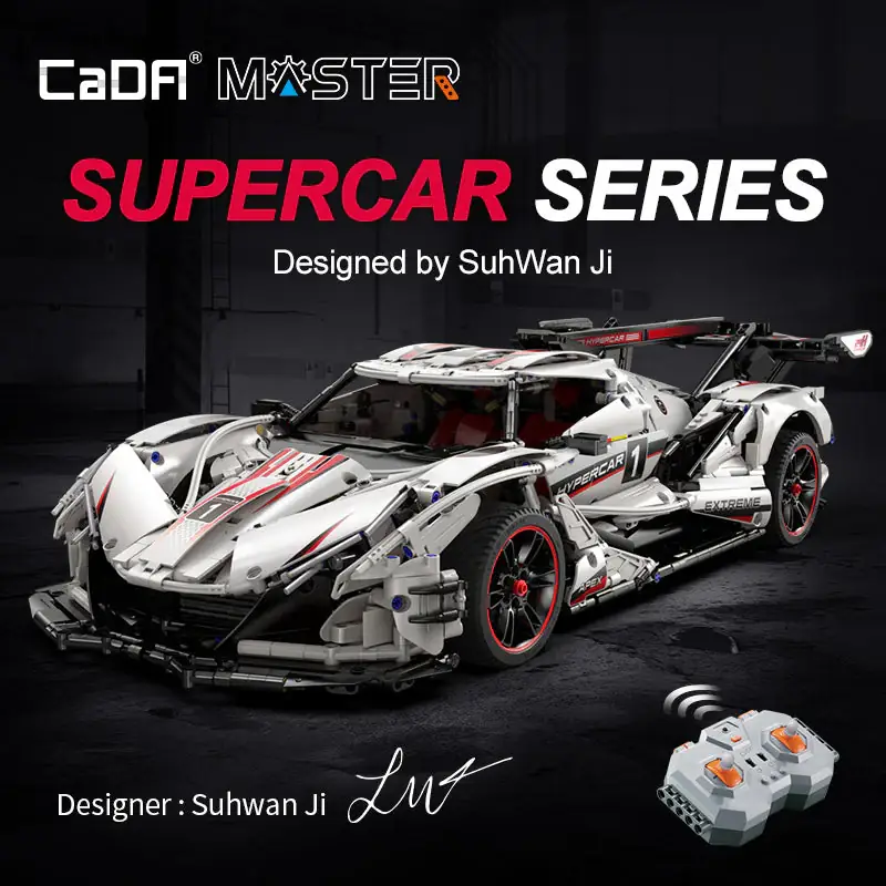 CaDA V12 Hypercar • Set C61053W • SetDB • Merlins Bricks