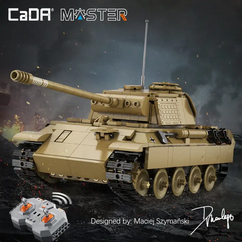 CaDA Panther Tank • Set C61073W • SetDB • Merlins Bricks