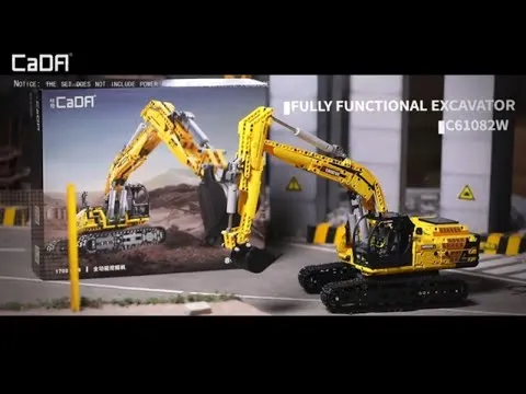 CaDA Remote Control Excavator • Set C61082W • SetDB