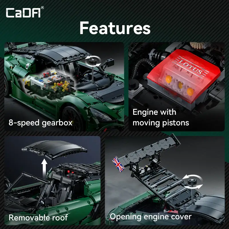 CaDA Lotus Exige Cup 430 • Set C61511W • SetDB