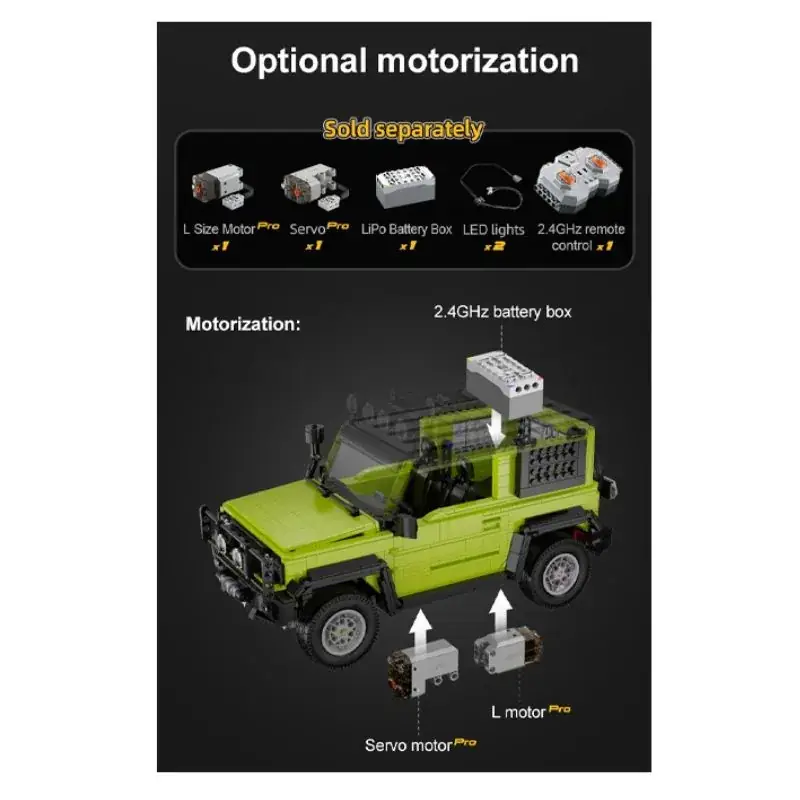 CaDA Suzuki JIMNY • Set C62001W • SetDB • Merlins Bricks