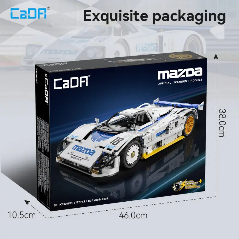 CaDA Mazda 787B • Set C63007W • SetDB • Merlins Bricks