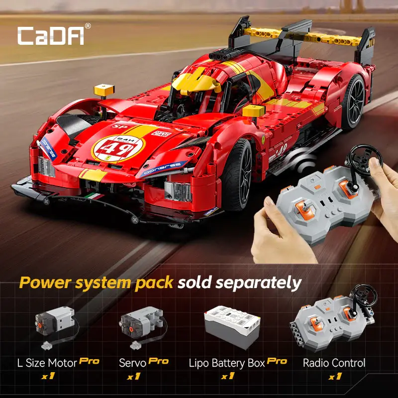 CaDA C63008W WEC Racing Ferrari 499p 1/10 C63008W