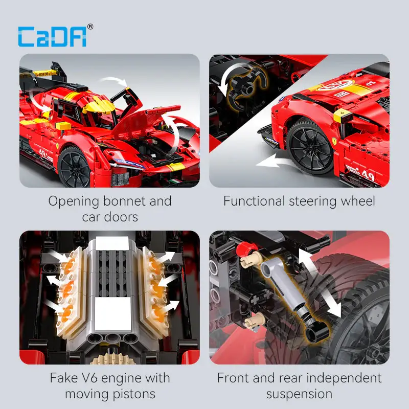 CaDA Blazing Flame • Set C63008W • SetDB • Merlins Bricks