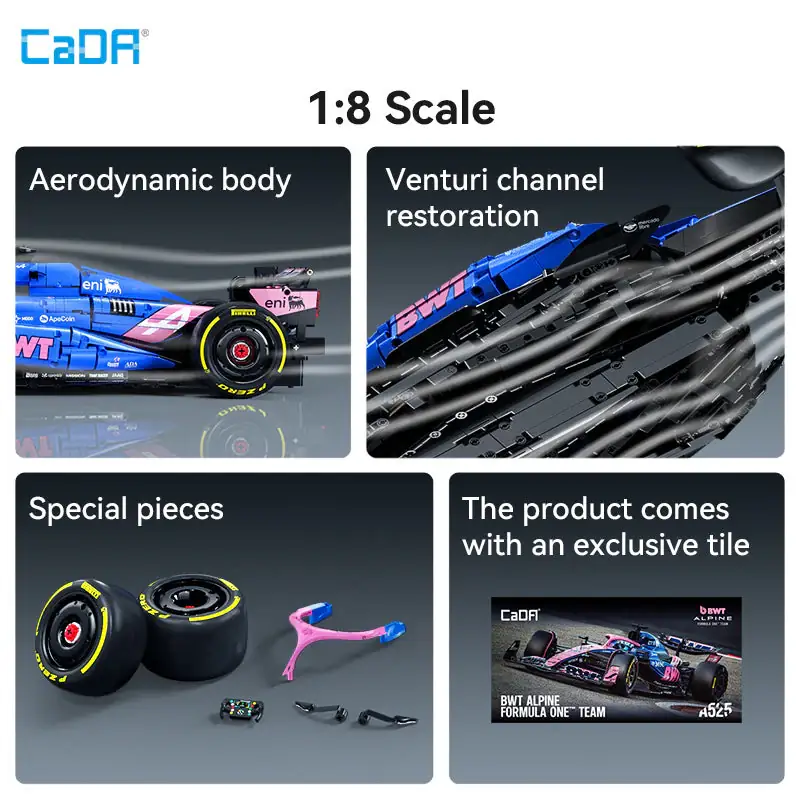 【新品未開封】Bee Wynn カジノデック 赤青2個セット CaDA BWT Alpine Formula One Team A525 • Set C64012W • SetDB