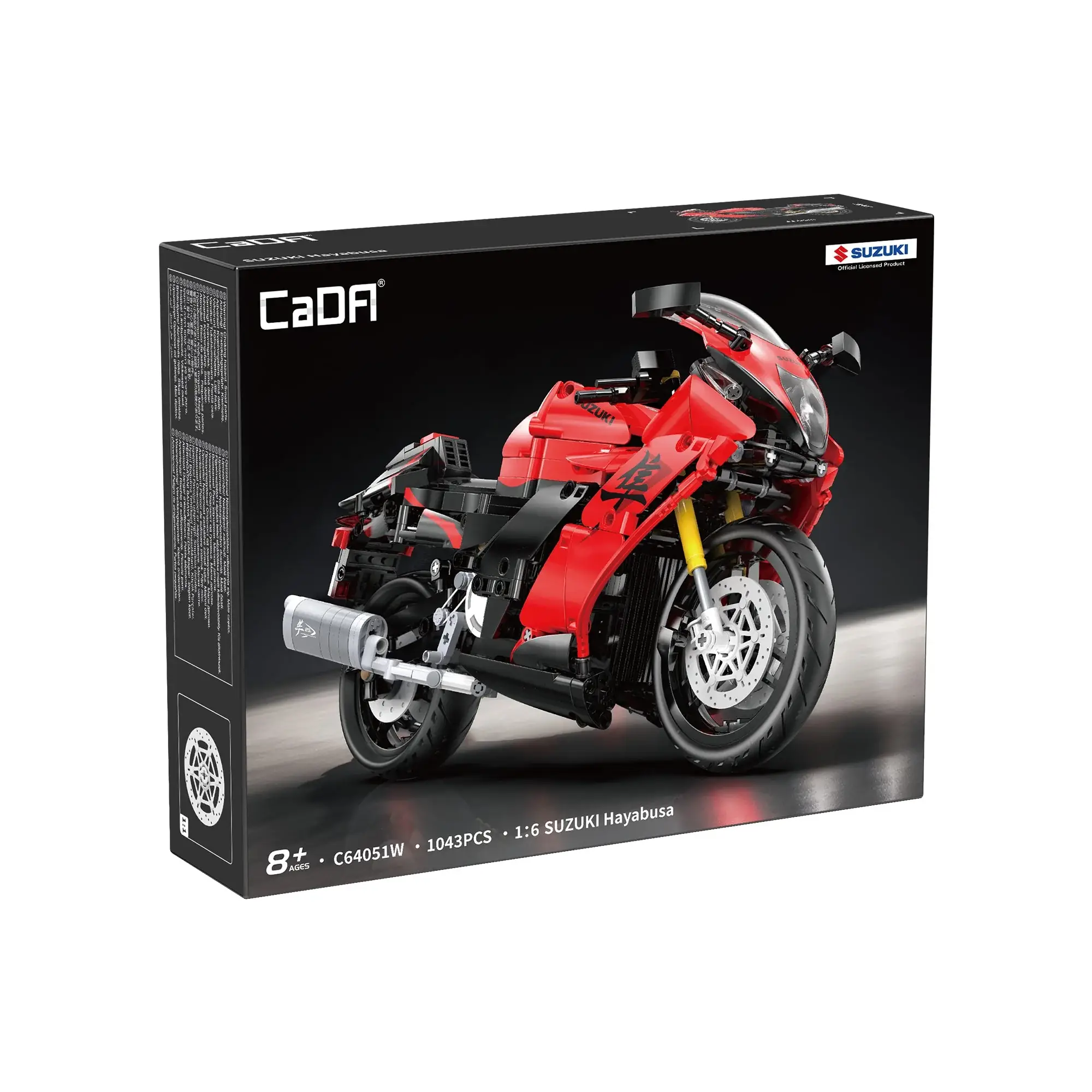 CaDA Suzuki Hayabusa • Set C64051W • SetDB • Merlins Bricks
