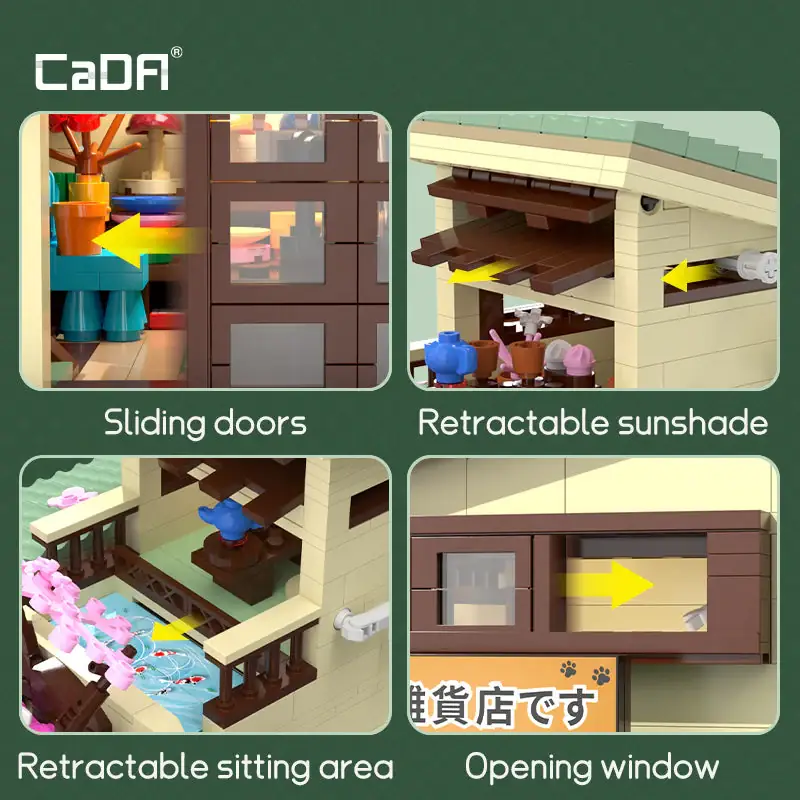 CaDA Kitty's Grocery • Set C66015W • SetDB